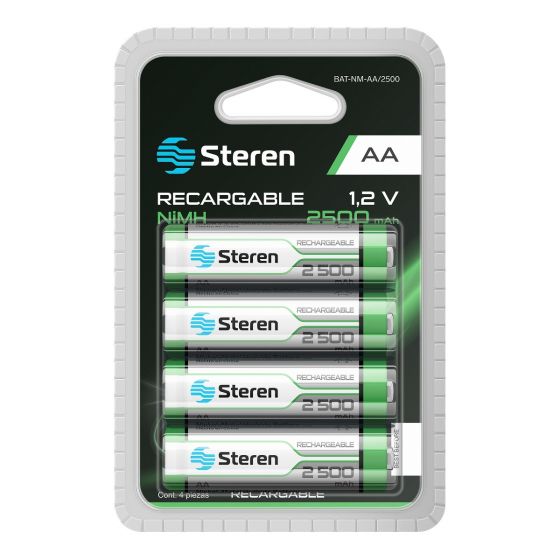 5 PILAS RECARGABLES ""AA"" NIMH 2500MAH BAT-NM-AA/2500