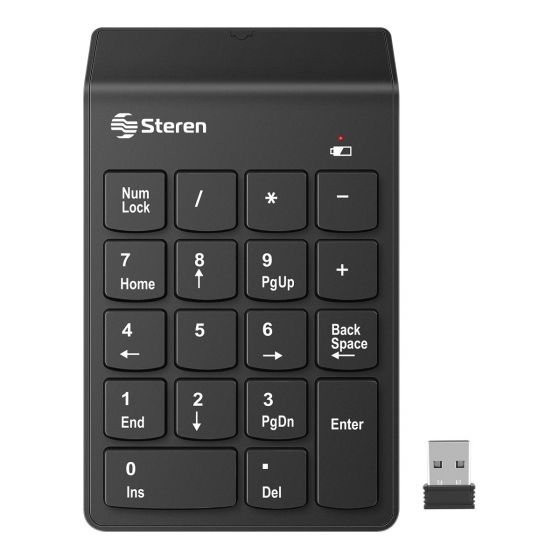 TECLADO NUMERICO Steren INALAMBRICO COM-633