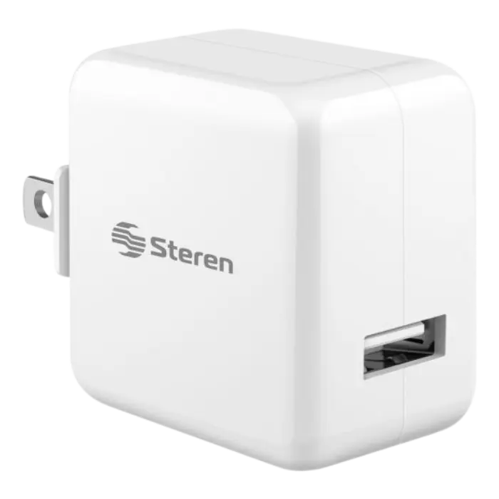 CARGADOR Steren USB DE CASA 2.1 AMP ELI-712