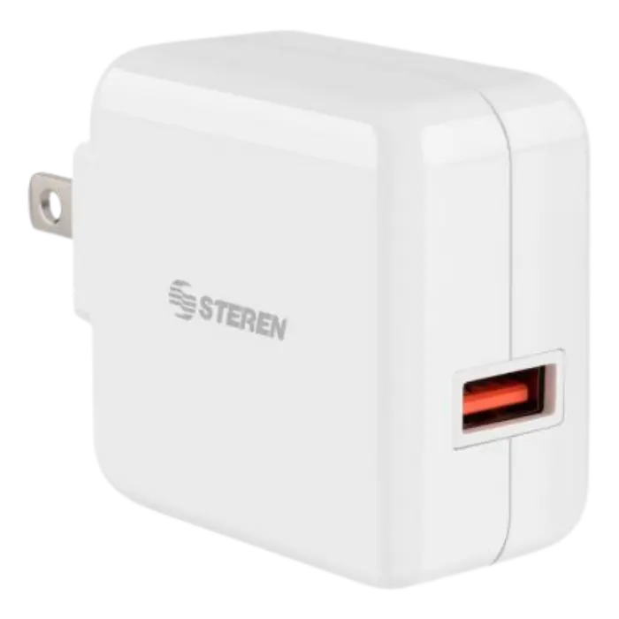 CARGADOR Steren QUICK CHARGE3.0 1 PUERTO DE CASA ELI-722