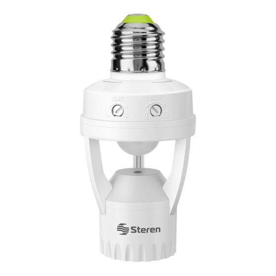 SOCKET CON SENSOR DE MOVIMIENTO Steren DE 360 GRADOS LAM-055