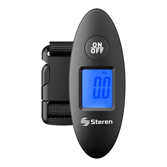BASCULA DIGITAL Steren DE MANO PARA EQUIPAJE MED-020