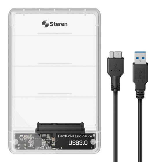 UNIDAD EXTERNA USB 3.0 Steren P/DISCO DURO SATA 2.6 USB-125