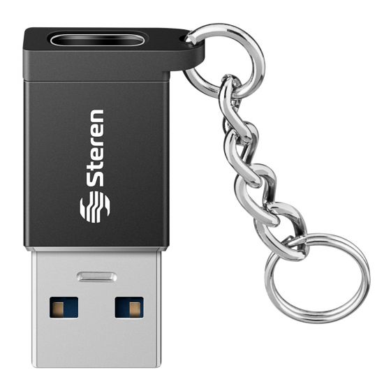 ADAPTADOR Steren PLUG USB 3.0 A JACK USB C USB-4705
