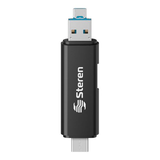 LECTOR MICROSD/USB Steren 3 EN 1 OTG USB-685