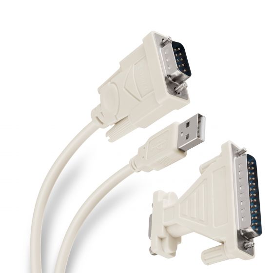ADAPTADOR USB A SERIAL DB9 DE 1.8M C/SOFTWARE USB-SER
