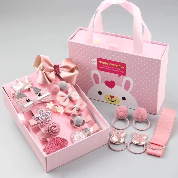 Set para el cabello rosado-3A2 CSABR