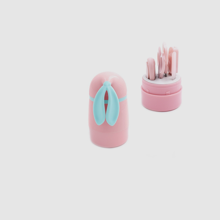 Set de cuido bebé conejo rosado-2C1 PM017CR