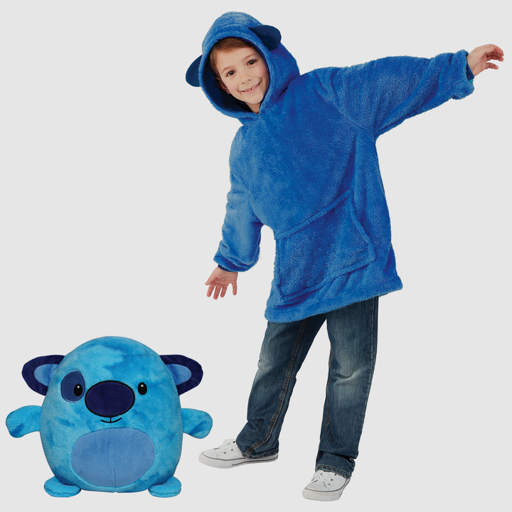 Sueter/peluche cachorro azul PM0622