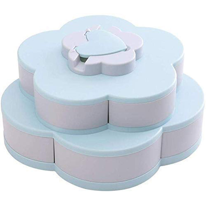 Bandeja Giratoria para Refrigerios celeste-2B2 B07TC