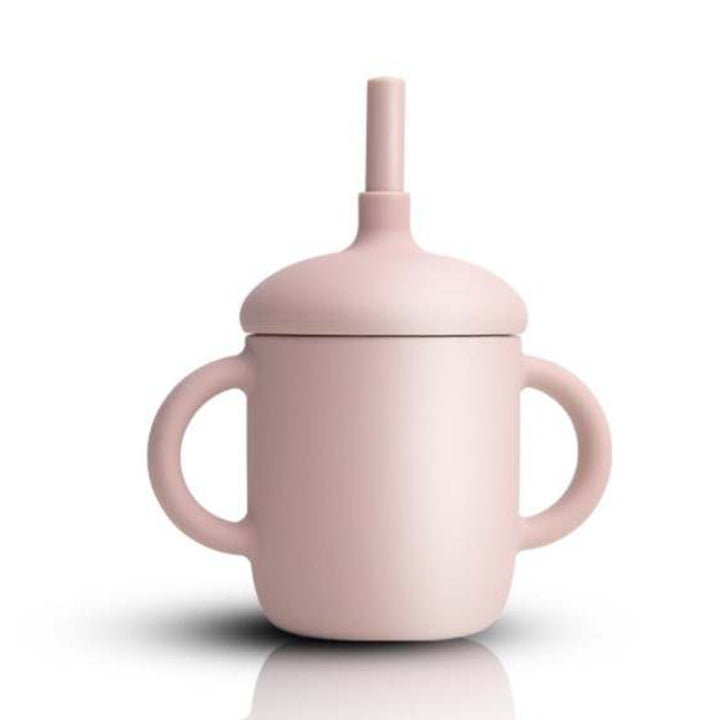 Vaso de silicón con pajilla rosado-3D2 MNTRO