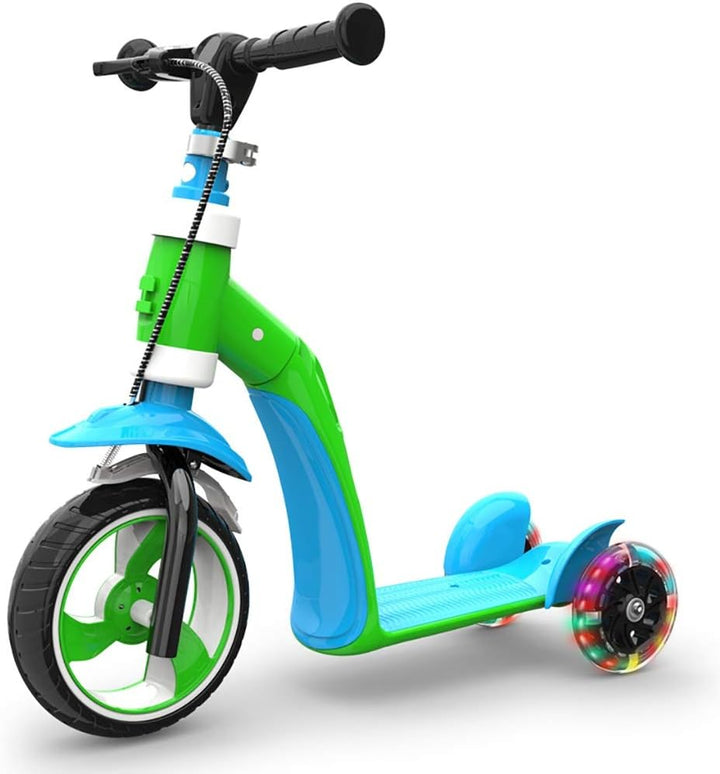 Scooter verde con celeste-PF4 SCOO61Z