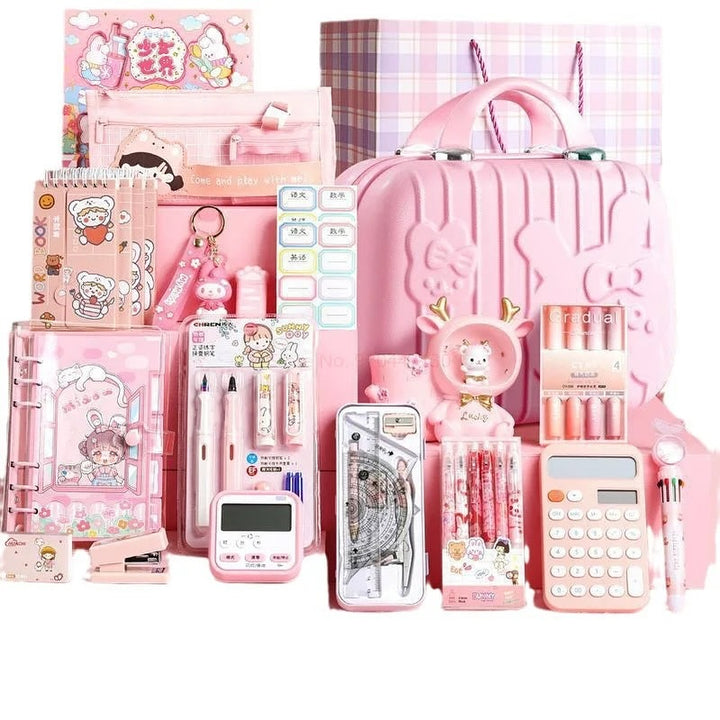 Set de escritorio portátil Rosado-PF2 ITDSIP