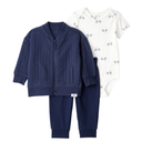 Conjunto 3 piezas Carter's para bebé niño 🚲💙