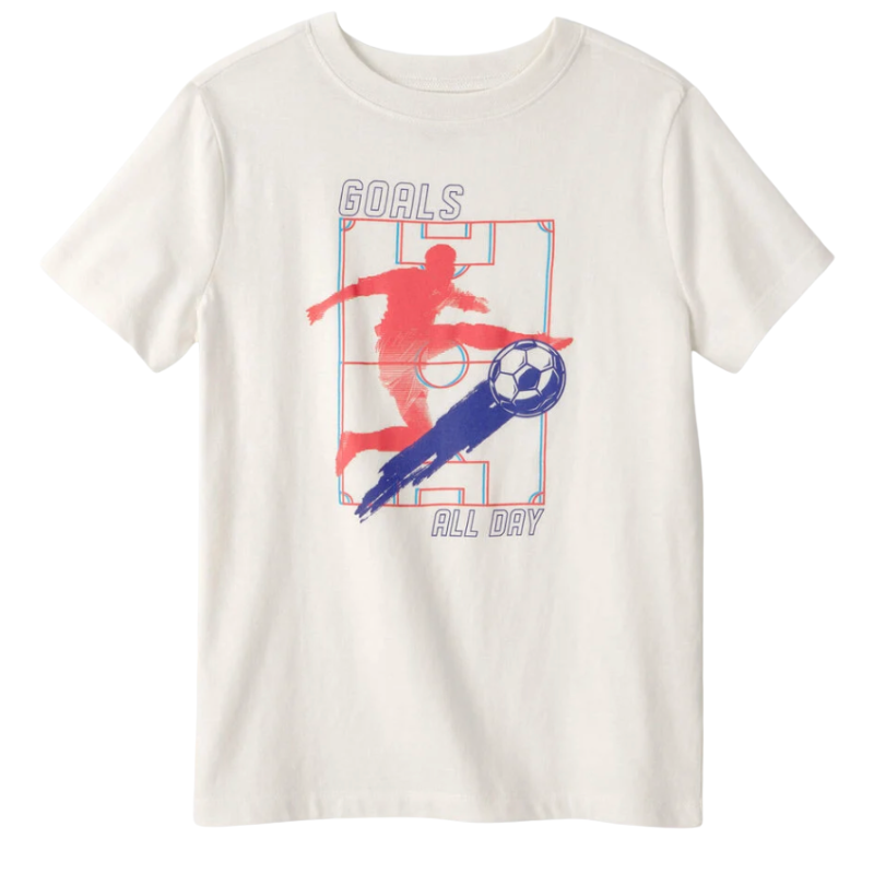 Camiseta fútbol goals all day para niño ⚽🔥