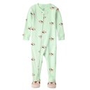 Pijama enteriza perritos verde menta para bebé 🐶💚