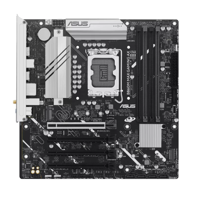 TARJETA MADRE ASUS B860M MAX GAMING AX-GSI LGA1851 MICRO-ATX DDR5 90MB1JZ0-MVABY1