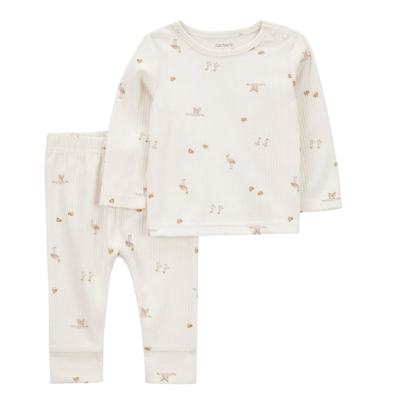 Conjunto de 2 piezas PurelySoft™ con blusa y pantalón para bebita