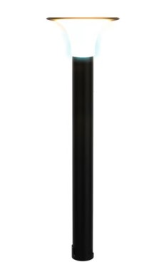 Lámpara Solar LED 15 W Mini Poste, Luz Blanca Ajustable, Sensor de Movimiento, IP65, IK06