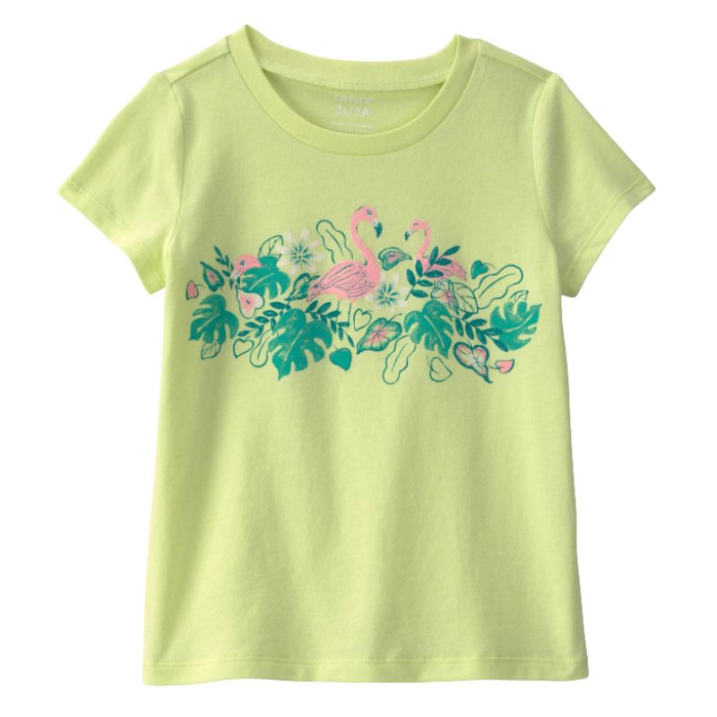 Blusa estampada de flamencos para niña