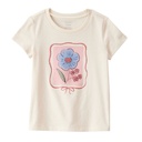 Blusa estampada con flores para niña