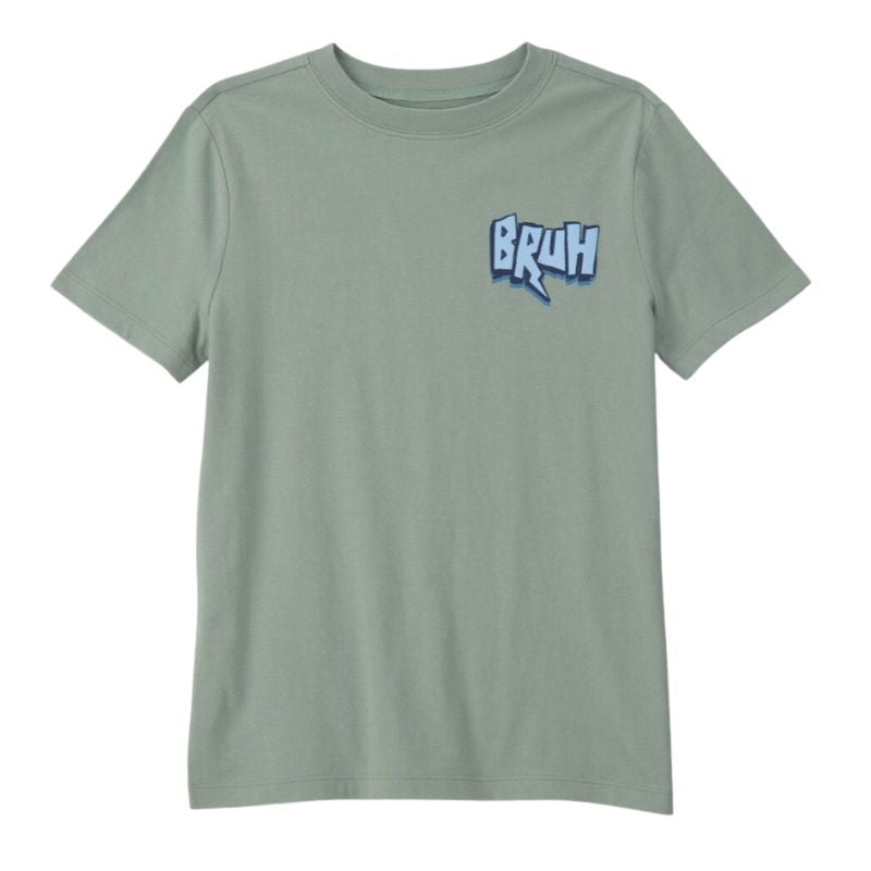 Camiseta estampada "Bruh" para niño