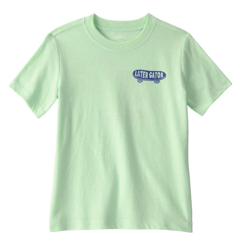 Camiseta estampada con cocodrilo para niño