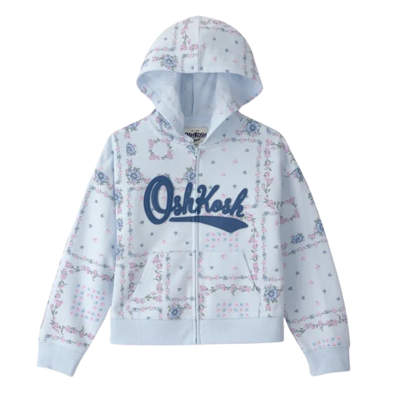 Abrigo con gorro y cierre para niña OshKosh B'gosh