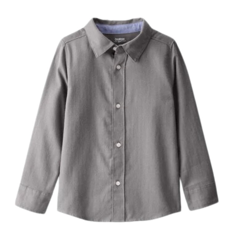 Camisa de vestir manga larga para niño