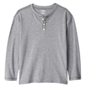 Camiseta Henley de manga larga para niño