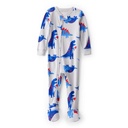 Pijama 1 pieza con pie de algodón para niño con estampado de dinosaurios