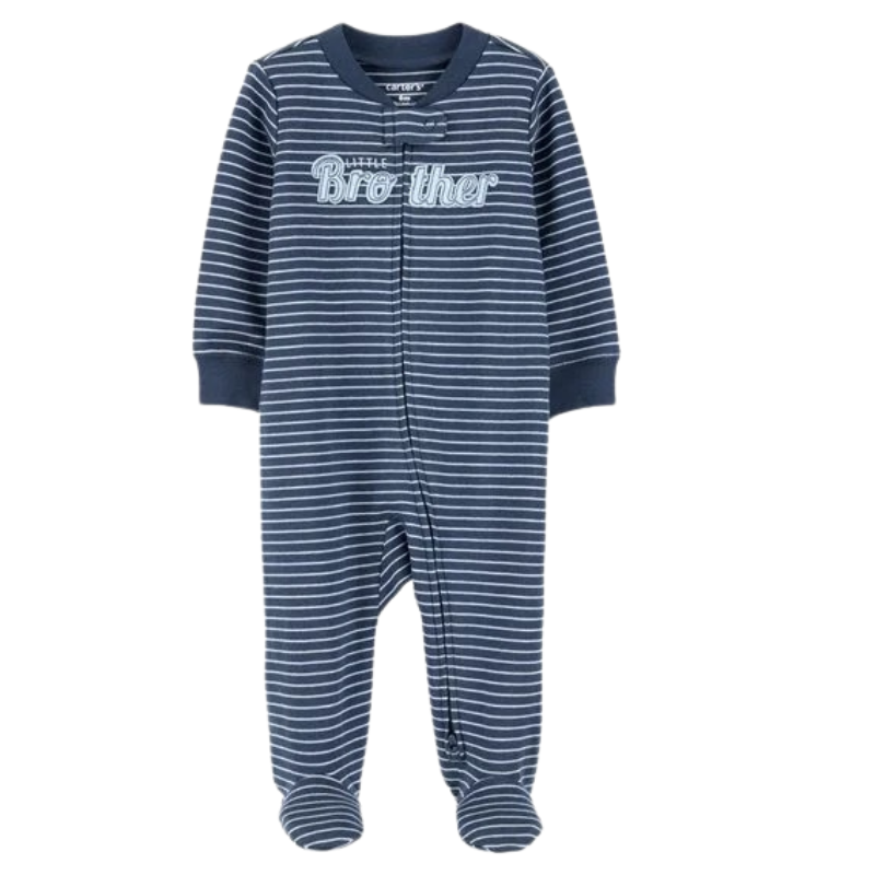 Pijama de 1 pieza de algodón "Little Brother" para bebé