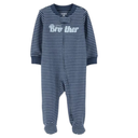 Pijama de 1 pieza de algodón "Little Brother" para bebé