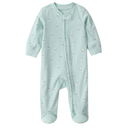 Pijama de 1 pieza acanalado con veleros para bebé