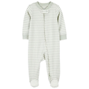 Pijama 1 pieza de algodón con cierre para bebé