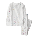 Pijama de 2 piezas de algodón orgánico con estampado de bosque para niña