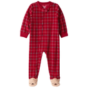 Pijama 1 pieza con estampado de cuadros para bebé