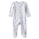 Pijama de 1 pieza  estampado de unicornios para bebita