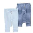 Set de 2 pantalones de algodón para bebé niño