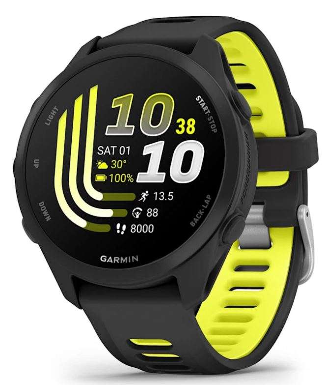SmartWatch Garmin Forerunner 170, GPS, Black/Amp Yellow 010-03920-00
