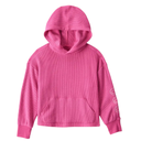 Chaqueta de algodón con caritas bordadas para niña