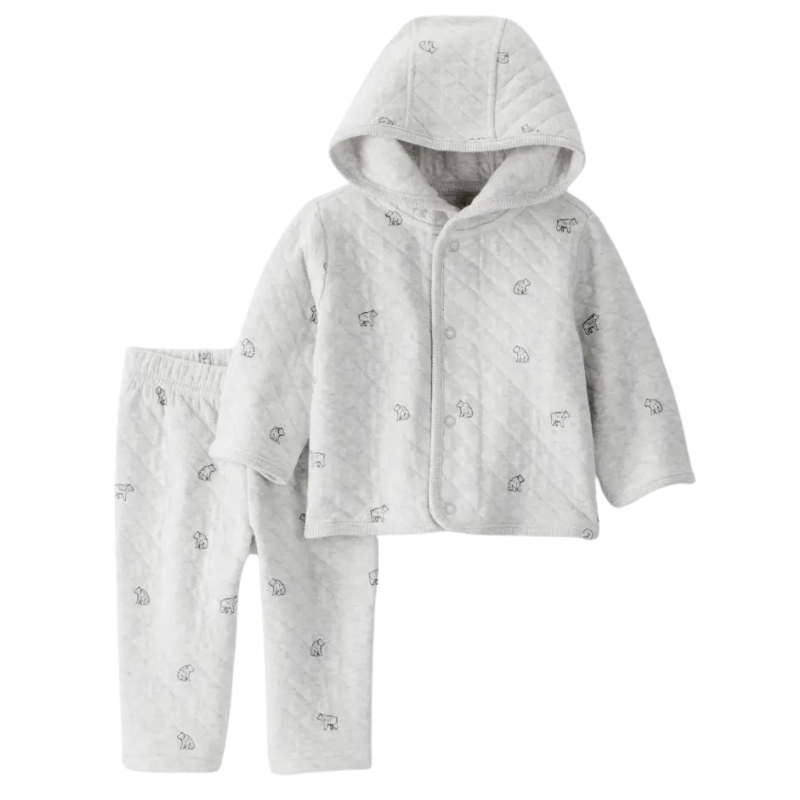 Conjunto de 2 piezas de algodón orgánico para bebé