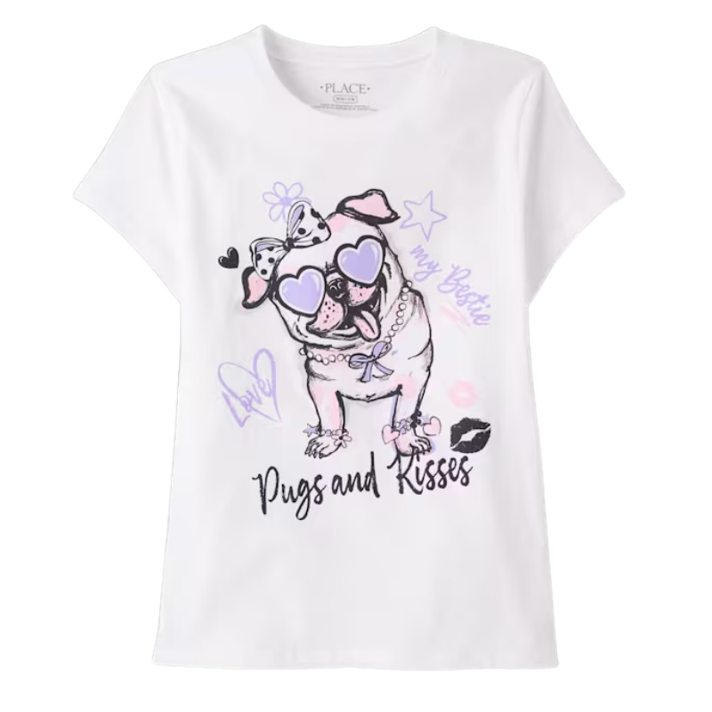 Blusa perrita con lentes de corazón