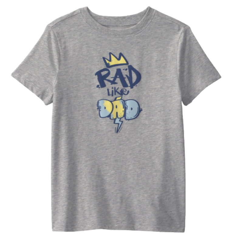 Camiseta “Rad Like Dad” para niño