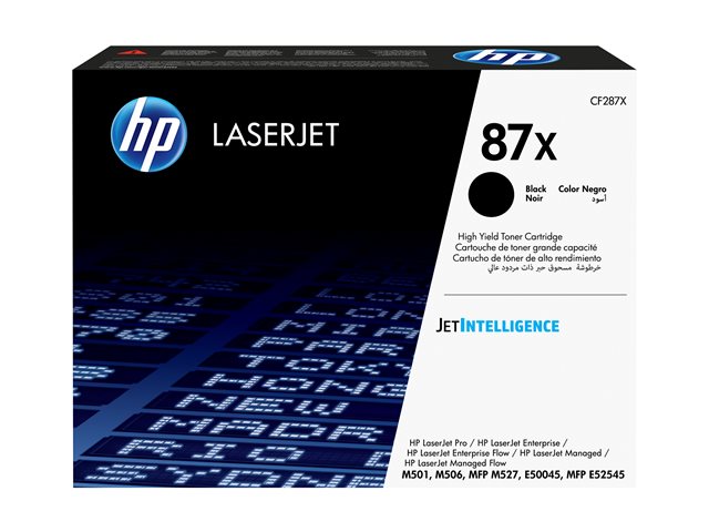 Cartucho de Tóner Negro HP LaserJet 87X CF287X
