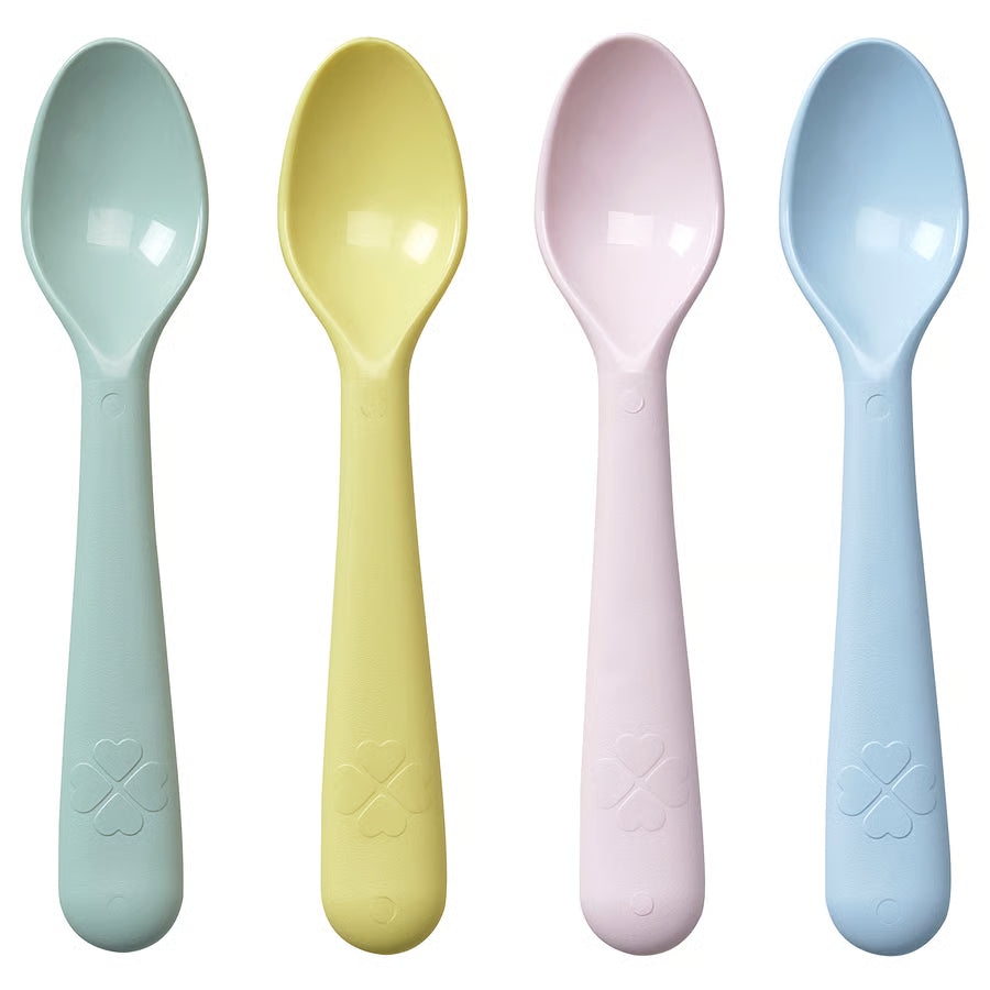 Obsequio paquete de 4 piezas cucharitas color pastel