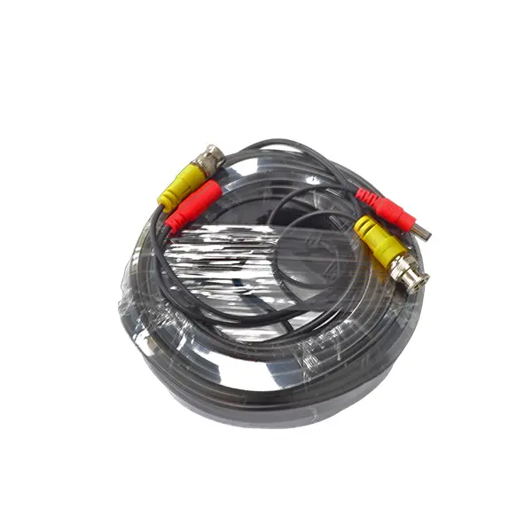 CABLE 30M CON CONECTOR BNC Y DC PARA CAMARA A XVR COAXIAL - 30 METROS TEKLINK FLM CABLE30M