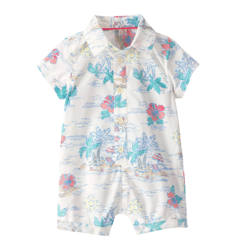 Enterizo estampado tropical
