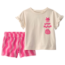 Conjunto 2 piezas CoComelon con blusa y short para bebita