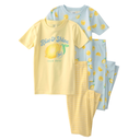 Pijama de Niña 4 Piezas – Limones 🍋💛